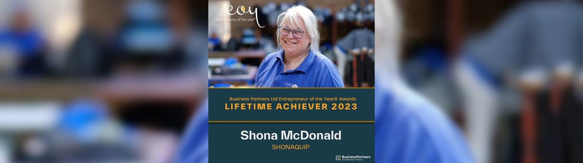 Shona McDonald, CEO, Shonaquip, Awarded Lifetime Achiever at KoiGroup for Entrepreneurs and Innovators