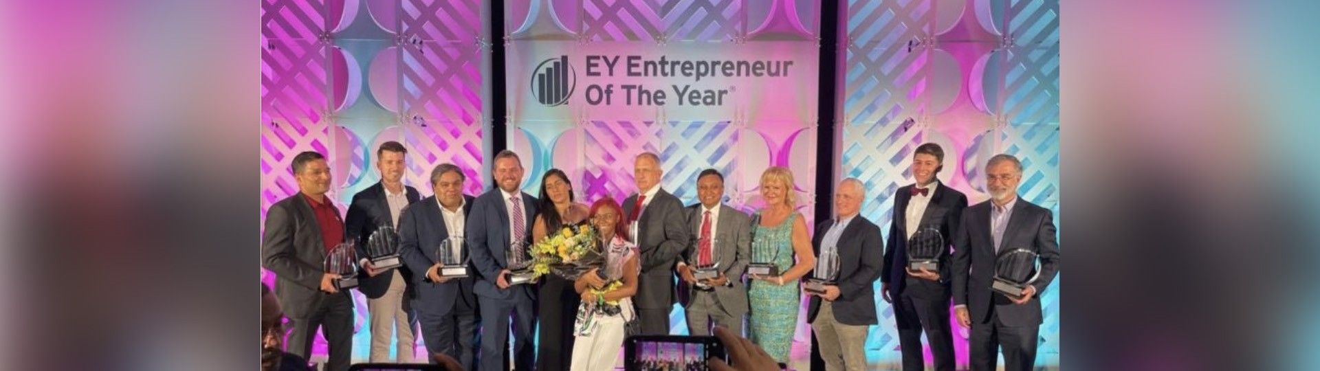 Kristina Bouweiri, President & CEO at Reston Limousine Service, INC. awarded Ernst & Young Entrepreneur of the Year for the DC Region!